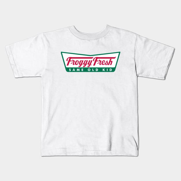 Froggy Fresh - Same Old Kid Kids T-Shirt by mercenary